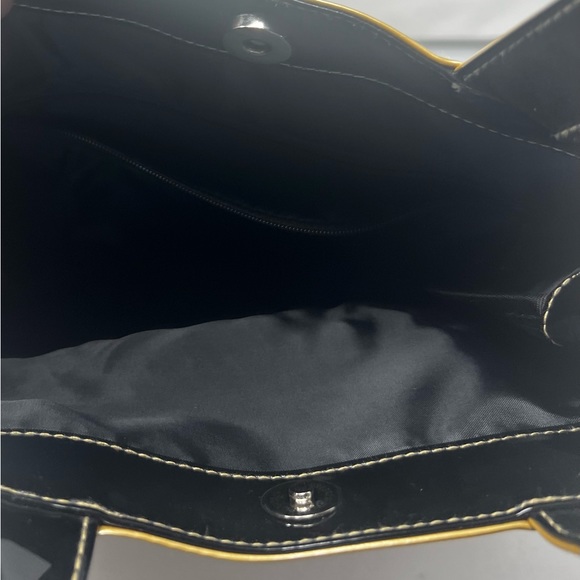 Harrods Gold and Black small tote bag - Picture 2 of 3